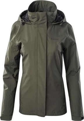 Attēls no HiTech Damska kurtka przejściowa Hi-Tec Lady Harriet jacket wiosenno-jesienna ciemnozielona rozmiar M