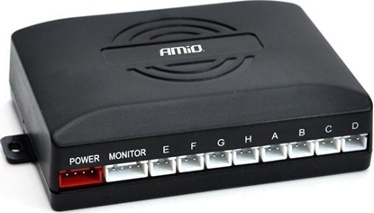 Picture of Hoalte Czujnik parkowania, 8 sensorów czarnych fi 22mm, wywietlacz z sygnaem dwikowym uniwersalny