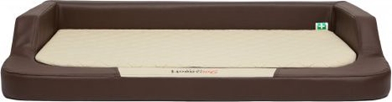 Изображение Hobbydog L (R1) Legowisko Medico Lux (Skaj) Brzowy Z Beowym Materacem