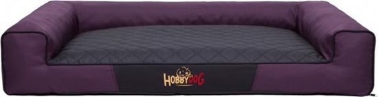 Изображение Hobbydog L (R1) Victoria Fioletowy Z Czarnym Materacem
