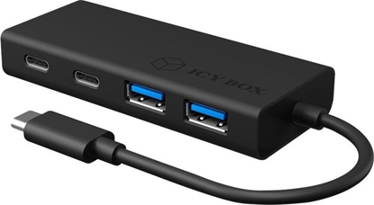 Attēls no HUB USB ICY BOX 2x USB-C  + 2x USB-A 3.0 (IB-HBU1426-CPD)