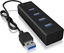 Attēls no HUB USB ICY BOX 4x USB-A 3.0 (NUICYUS4P000012)