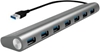 Picture of Logilink USB 3.0 HUB 7-port, Aluminium grau