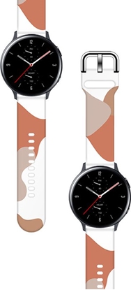 Изображение Hurtel Strap Moro opaska do Samsung Galaxy Watch 46mm silokonowy pasek bransoletka do zegarka moro (5)