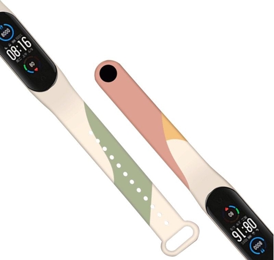 Изображение Hurtel Strap Moro opaska do Xiaomi Mi Band 4 / Mi Band 3 silokonowy pasek bransoletka do zegarka moro (5)