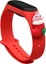 Изображение Hurtel Strap Xmas opaska do Xiaomi Mi Band 4 / Mi Band 3 witeczny silikonowy pasek bransoletka czerwony (mikoaj 1)