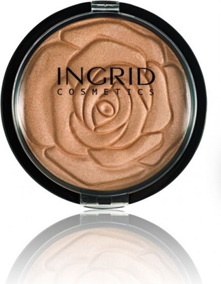 Изображение INGRID Puder brązujący do twarzy w kamieniu HD Beauty Innovation Bronzing 25g