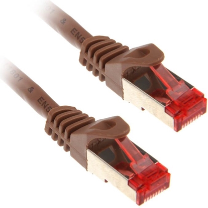Picture of InLine 10m Cat.6 kabel sieciowy 1000 Mbit RJ45 - brzowy ( 76400K )