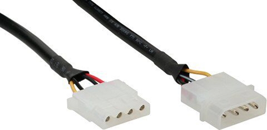 Изображение InLine Molex - Molex, 0.5m, Czarny (29650C)