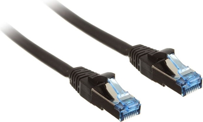 Picture of InLine Patch kabel sieciowy Cat.6A, S/FTP (PiMf), 500MHz, czarny, 0,5m (76850S)