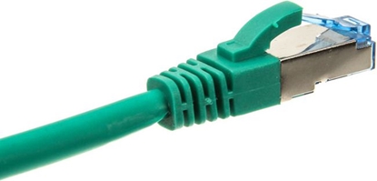 Picture of InLine Patch kabel sieciowy Cat.6A, S/FTP (PiMf), 500MHz, zielony 0.5m (76850G)