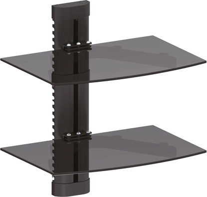 Attēls no InLine Uchwyt cienny , do DVD, Bluray, Sat-Receiver, maks. 8 kg, czarny
