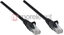 Attēls no Intellinet Network Patch Cable, Cat5e, 2m, Black, CCA, U/UTP, PVC, RJ45, Gold Plated Contacts, Snagless, Booted, Lifetime Warranty, Polybag