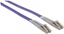 Picture of Intellinet Fiber Optic Patch Cable, OM4, LC/LC, 3m, Violet, Duplex, Multimode, 50/125 µm, LSZH, Fibre, Lifetime Warranty, Polybag