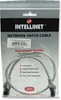 Изображение Intellinet Network Patch Cable, Cat6, 0.5m, Grey, CCA, U/UTP, PVC, RJ45, Gold Plated Contacts, Snagless, Booted, Lifetime Warranty, Polybag