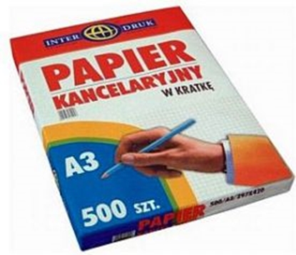 Picture of Interdruk Papier kancelaryjny w lini A3/100 arkuszy