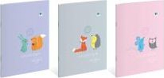 Picture of Interdruk Zeszyt A4/32K linia kolorowa B&B Kids Pastel(10sz)