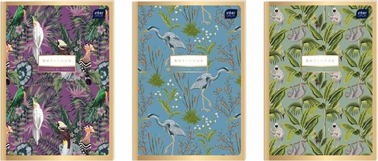 Picture of Interdruk Zeszyt A4/80 kratka Metallic Gold (5szt)