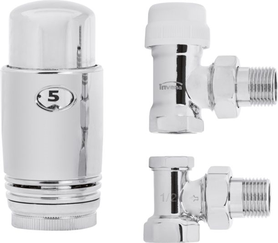Изображение Invena Zestaw termostatyczny ktowy chrom 1/2" (CD-79-K15)
