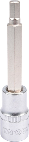 Picture of Yato Nasadka trzpieniowa imbusowa hex 1/2" H7 x 100mm duga (YT-04393)