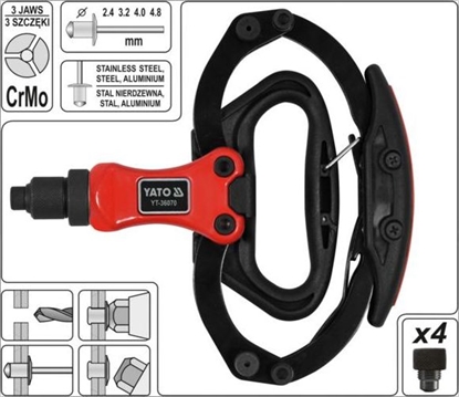 Picture of Yato NITOWNICA RECZNA 2.4-4.8MM