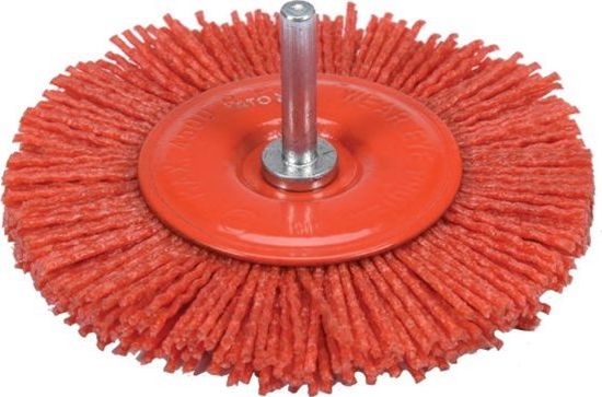 Изображение Yato szczotka tarczowa z trzpieniem nylonowa 100mm (YT-47792)
