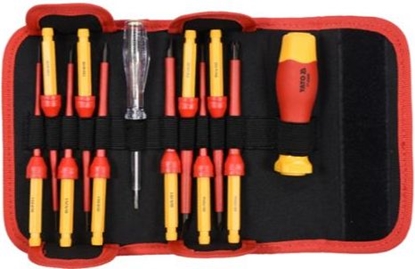 Attēls no Yato Zestaw wkrtaków izolowanych + komplet kocówek (YT-28290)