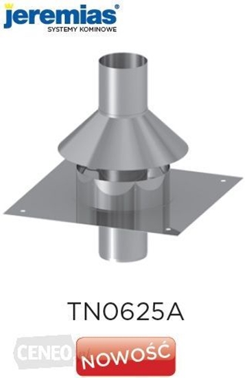 Picture of Jeremias Pyta dachowa z wentylacj tyln z parasolem fi 80 - TN0625B080