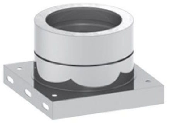 Picture of Jeremias Pyta fundamentowa z odpywem skroplin w dó fi110 DW-ECO (DWETN05110)