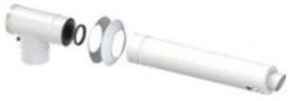 Picture of Jeremias Zestaw powietrzno-spalinowy poziomy wyrzut przez cian 80/125 (75F920)