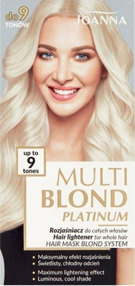 Attēls no Joanna JOANNA_Multi Blond Platinium rozjaśniacz do całych włosów do 9 tonów