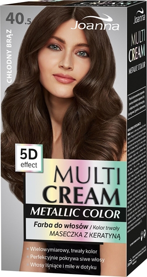 Picture of Joanna Multi Cream Metallic Color 5D Effect 40.5 chodny brz