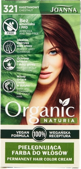Picture of JOANNA PROFESSIONAL Joanna Naturia Organic pielgnujca farba do wosów 321 Kasztanowy