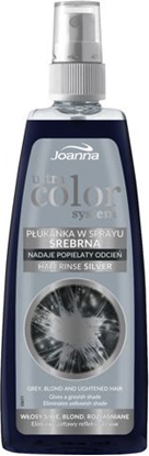 Attēls no Joanna Ultra Color System Płukanka do włosów srebrna w sprayu 150ml