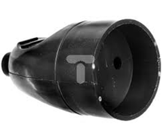 Picture of Jonex Gniazdo przenone 16A 2P 250V czarne GN-161