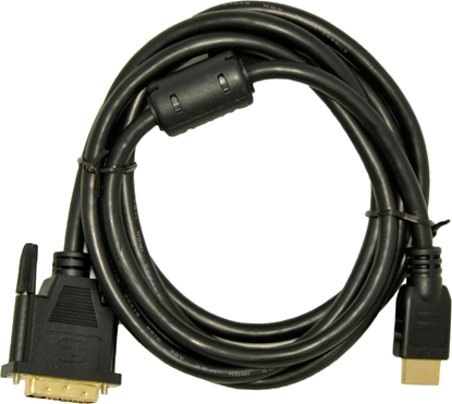 Attēls no Kabel Akyga HDMI - DVI-D 1.8m czarny (AK-AV-11)