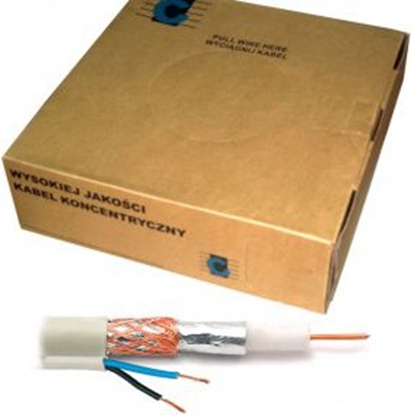 Изображение Przewód Cabletech Antenowy 100m biały (KAB0028)