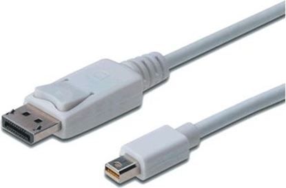 Изображение Kabel Digitus DisplayPort Mini - DisplayPort 1m biały (AK340102010W)
