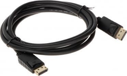 Attēls no Kabel DisplayPort - DisplayPort 1.8m czarny (DP-W/DP-W-1.8M)