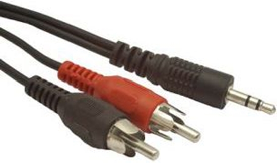 Picture of Kabel Gembird Jack 3.5mm - RCA (Cinch) x2 1.5m czarny (CCA458)
