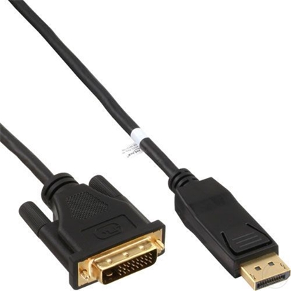 Picture of Kabel InLine DisplayPort - DVI-D 1m czarny (17111)
