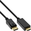 Attēls no Kabel InLine DisplayPort - HDMI 0.3m czarny (17187I)