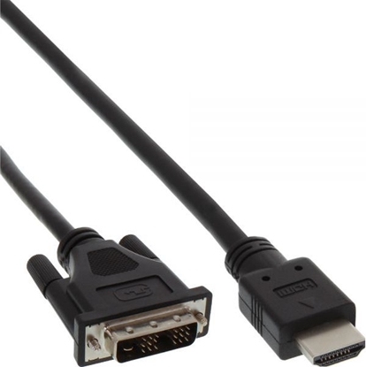 Изображение Kabel InLine HDMI - DVI-D 0.5m czarny (17659E)