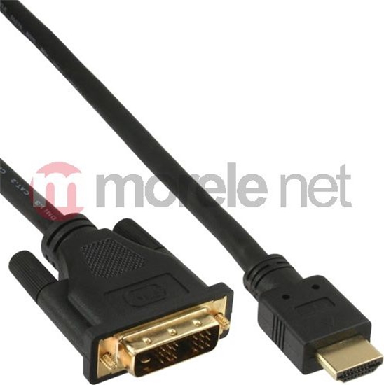 Picture of Kabel InLine HDMI - DVI-D 0.5m czarny (17659P)