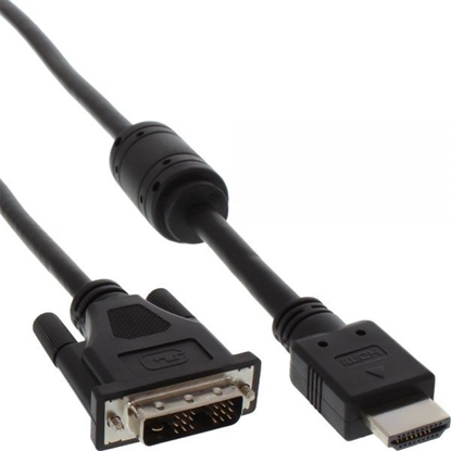 Изображение Kabel InLine HDMI - DVI-D 1m czarny (17661)