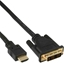 Attēls no Kabel InLine HDMI - DVI-D 3m czarny (17663P)