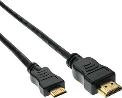 Attēls no Kabel InLine HDMI Mini - HDMI 1m czarny (17461P)