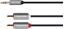 Attēls no Kabel Kruger&Matz Jack 3.5mm - RCA (Cinch) x2 3m srebrny (5068)