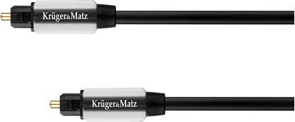 Attēls no Kabel Kruger&Matz Toslink - Toslink 3m czarny (KM0322)