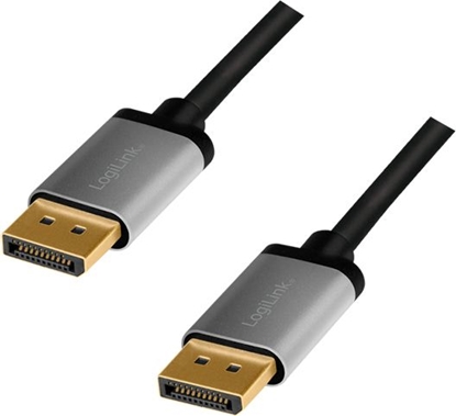 Изображение Kabel DisplayPort 4K/60 Hz,DP/M do DP/M aluminiowy 1m 